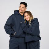 (New) Weighted Hoodie - Navy