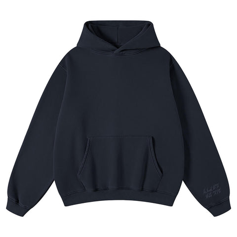 (New) Weighted Hoodie - Navy