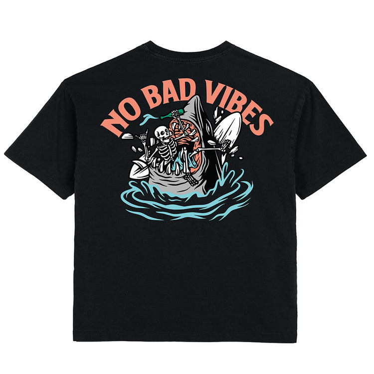 No Bad Vibes Tee - Black