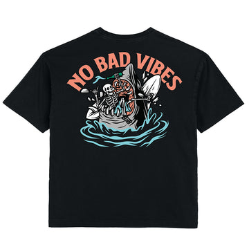 No Bad Vibes Tee - Black
