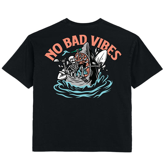 No Bad Vibes Tee - Black