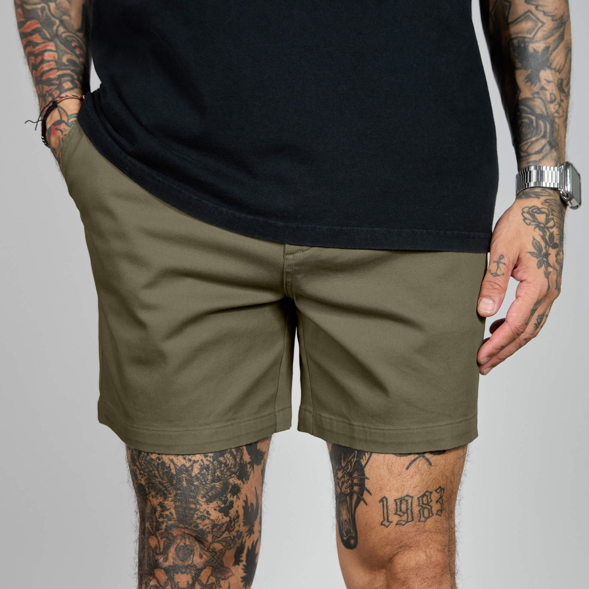 Chino Shorts - Olive