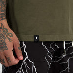 (New) Drop Shoulder Tee - Olive