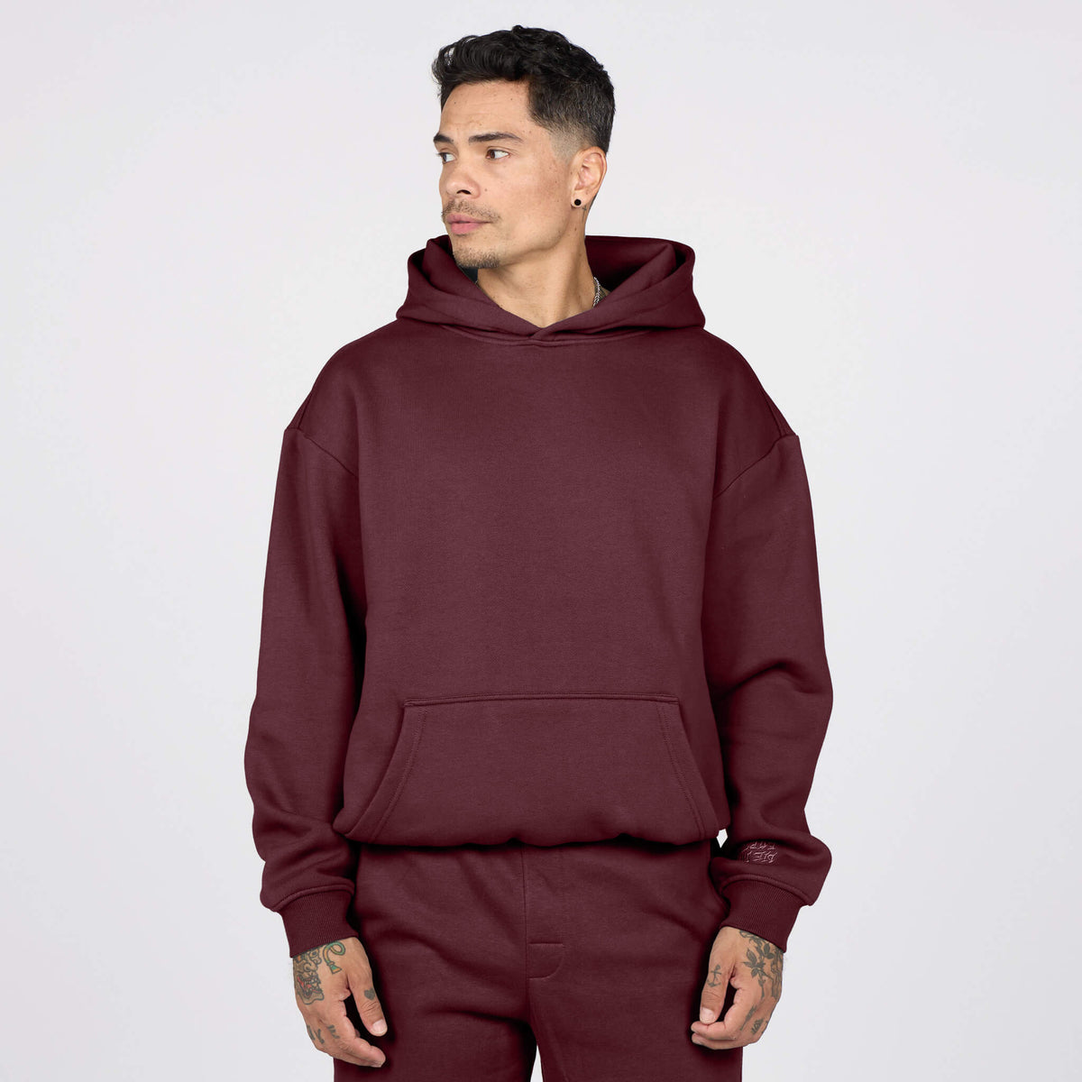 (New) Weighted Hoodie - Plum