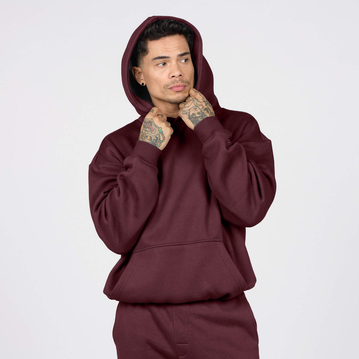 (New) Weighted Hoodie - Plum