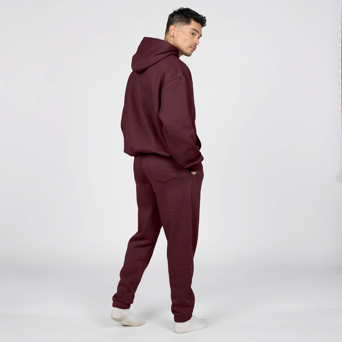 (New) Weighted Hoodie - Plum