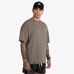 (New) Drop Shoulder Tee - Sand