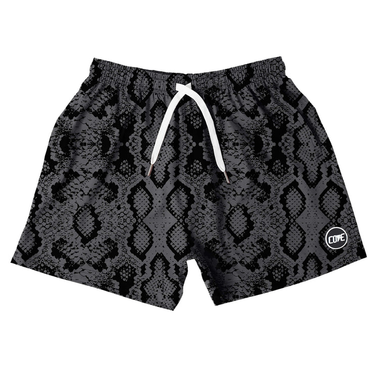 (New) Snakeskin Shorts - Black