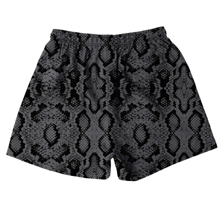 (New) Snakeskin Shorts - Black