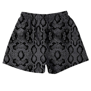 New) Snakeskin Shorts - Black – Cove USA