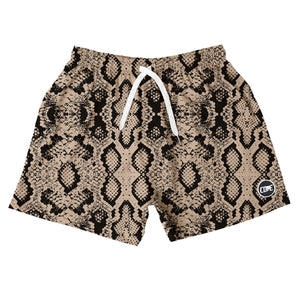 New) Snakeskin Shorts - Sand – Cove USA