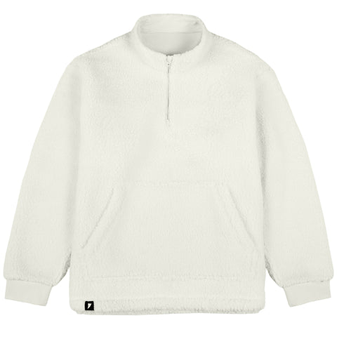 (New) Sherpa Quarter Zip - Bone