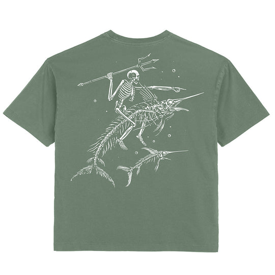 Swordfish Stallion Tee - Moss