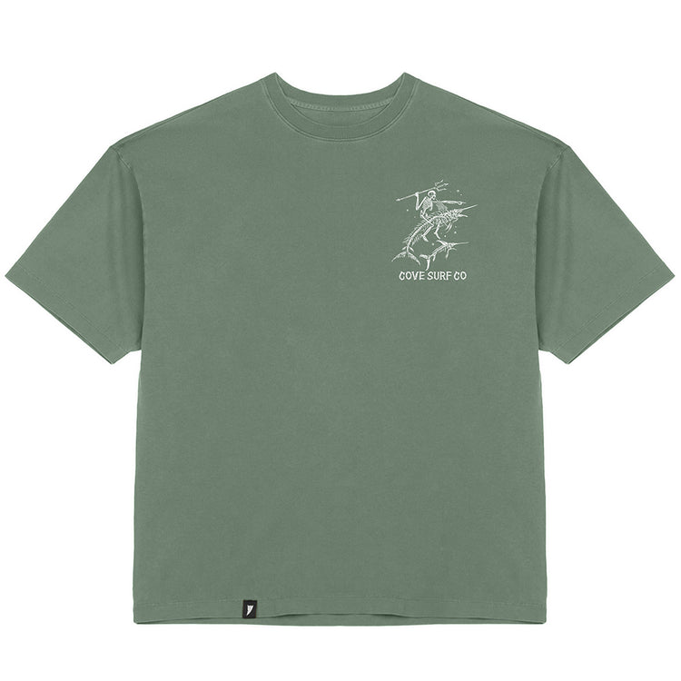 Swordfish Stallion Tee - Moss