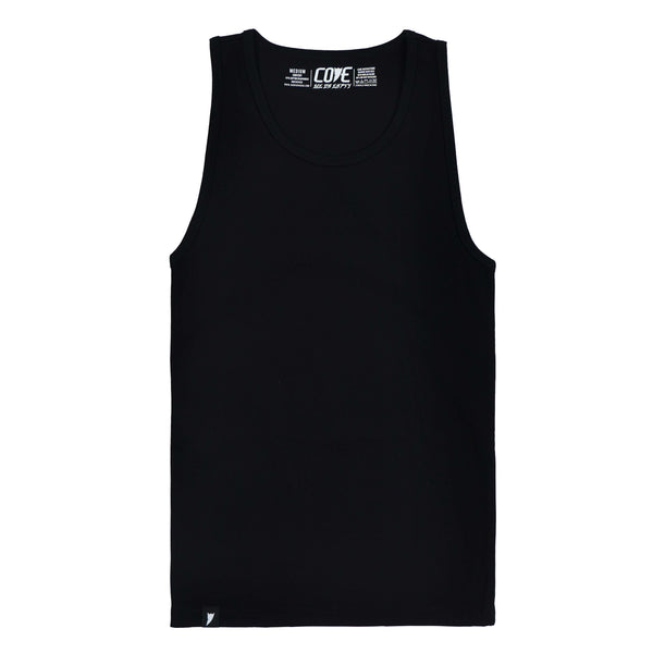 Cove Fitted Tank Top | Black | Wife Pleaser | 220GSM Cotton-Spandex Tank