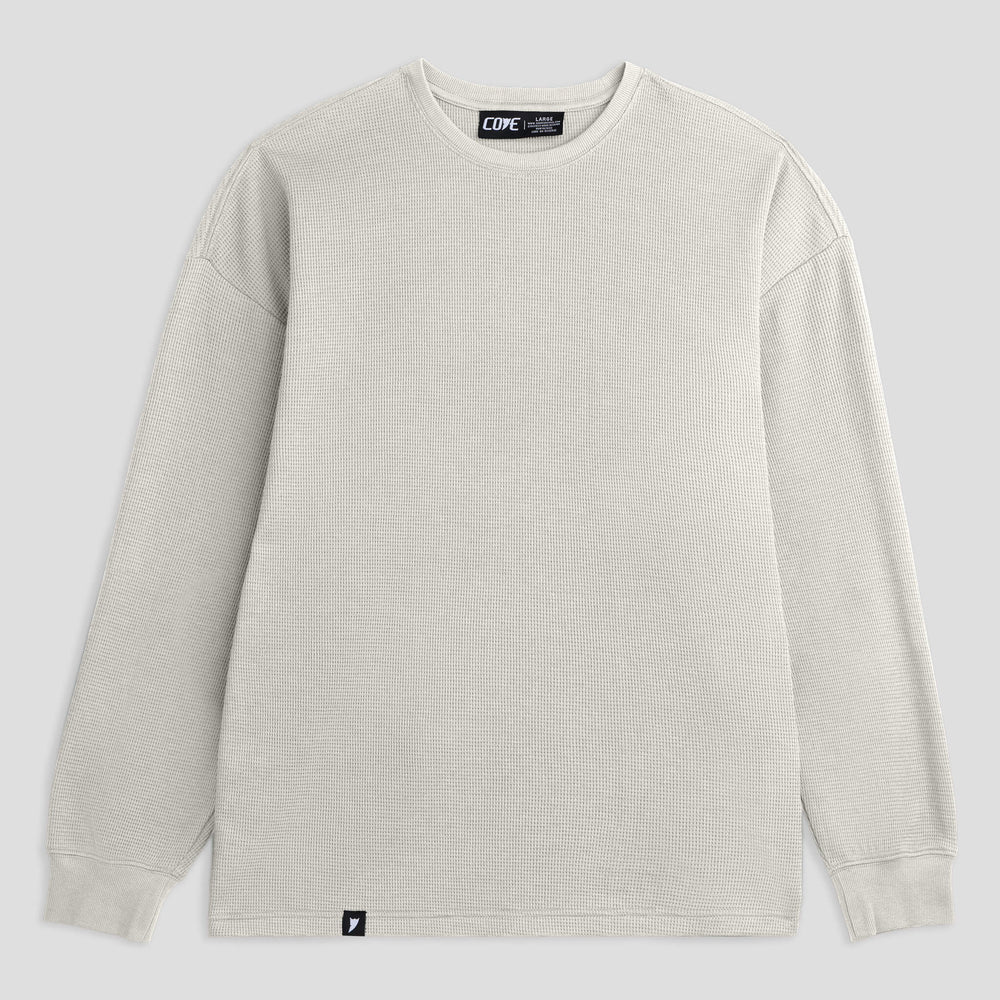 (New) Waffle Knit Thermal - Bone