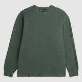 (New) Waffle Knit Thermal - Cilantro