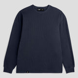 (New) Waffle Knit Thermal - Navy