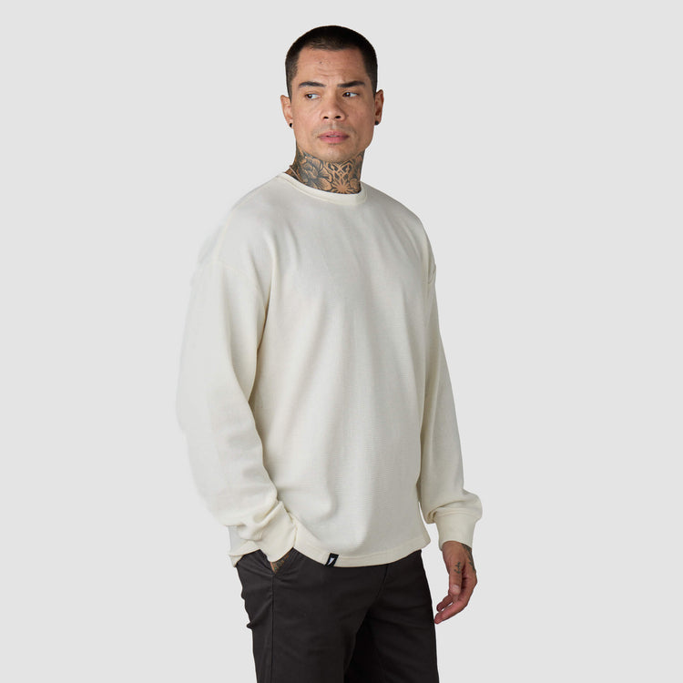 (New) Waffle Knit Thermal - Bone