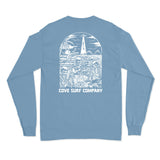 UFO Party Long Sleeve - Dusty Blue