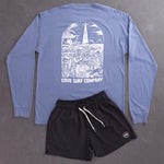 UFO Party Long Sleeve - Dusty Blue