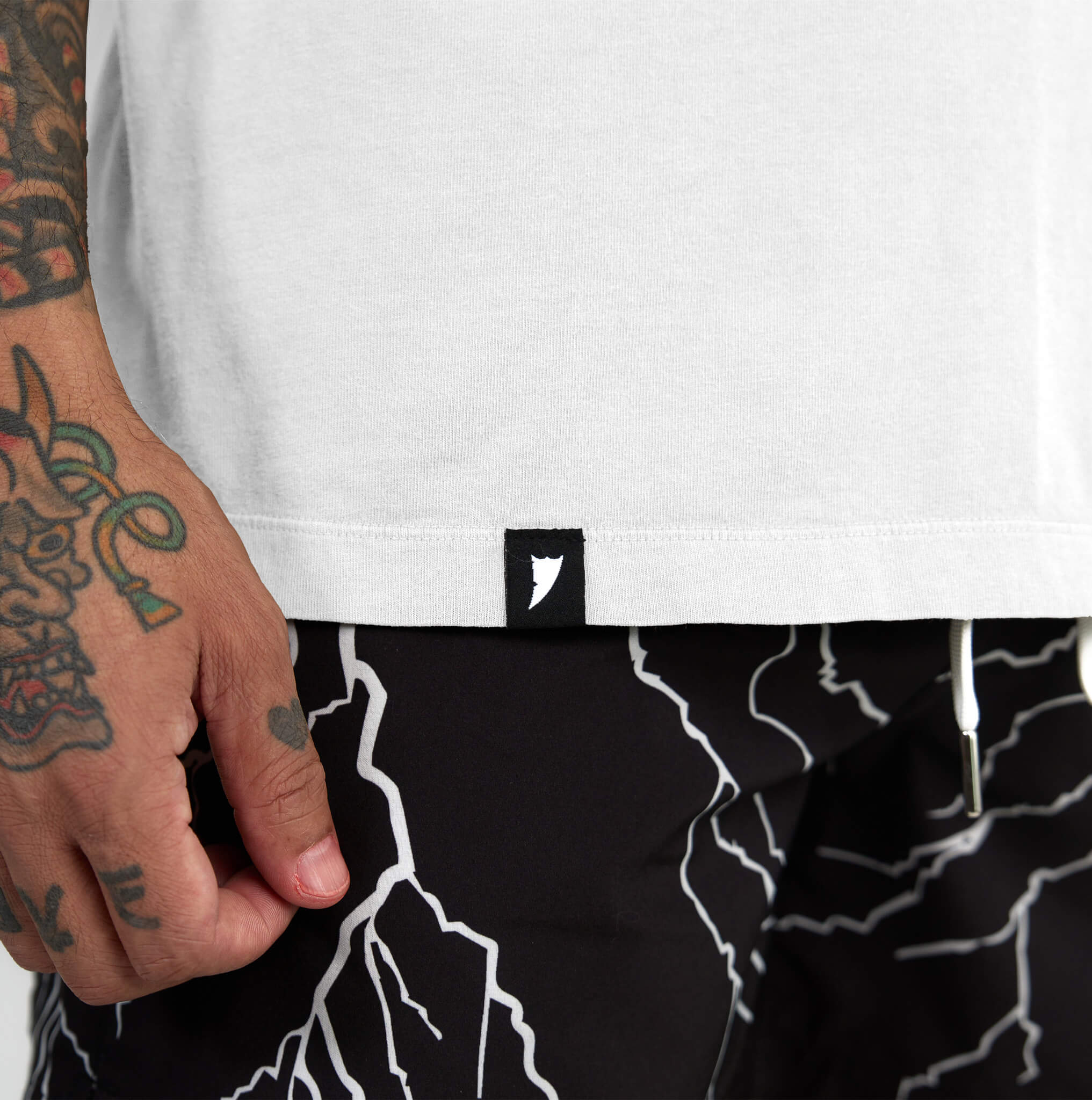 (New) Drop Shoulder Tee - White