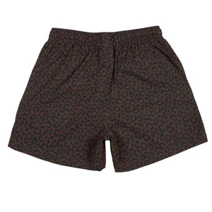 New) Leopard Shorts - Brown – Cove USA