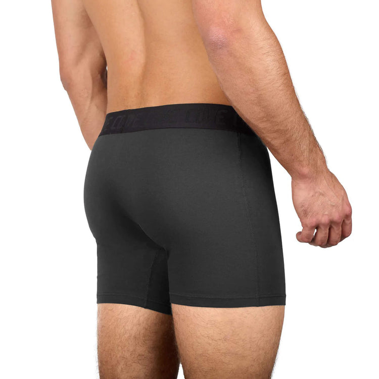 (New) Organic Cotton Boxers - Grey