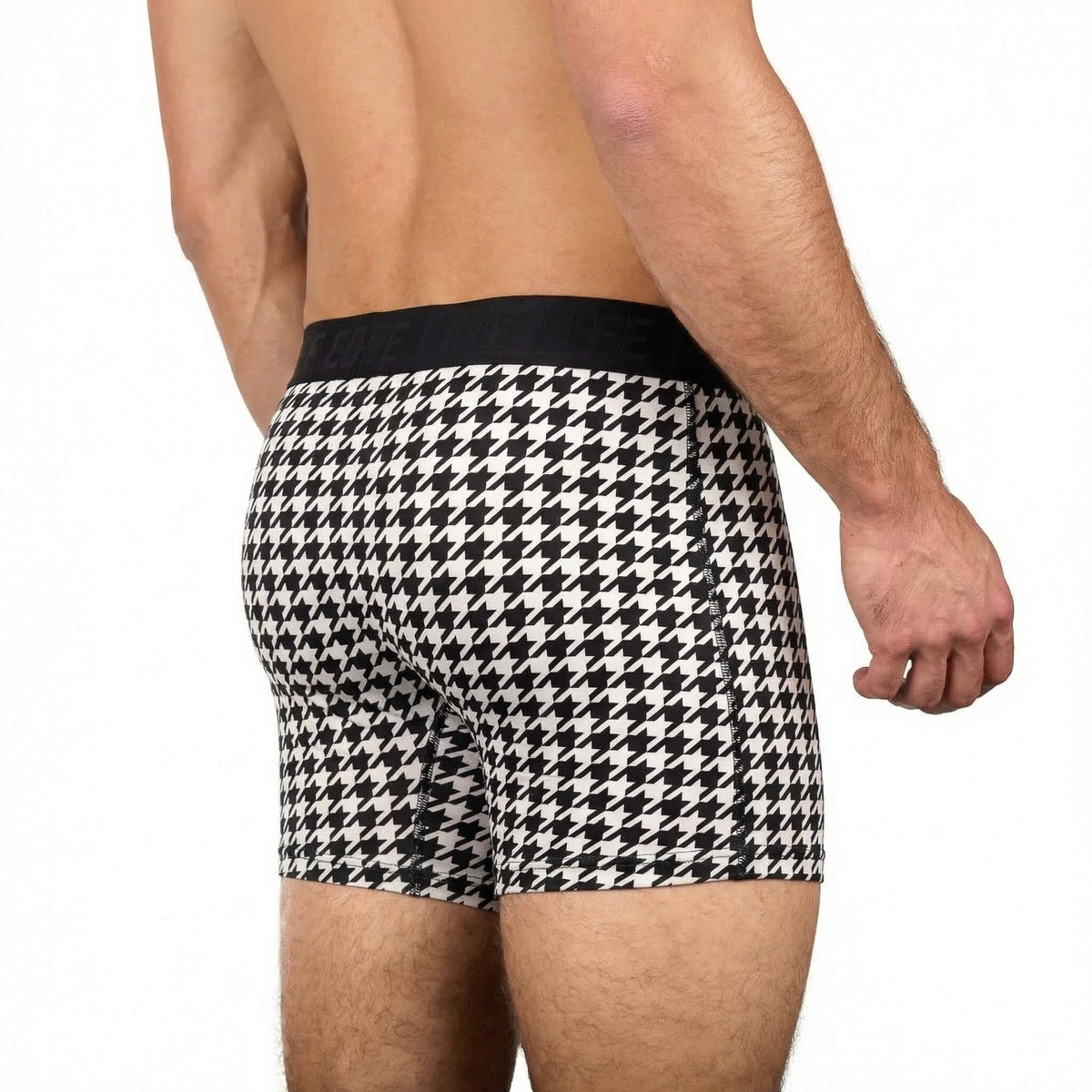 (New) Organic Cotton Boxers - Houndstooth