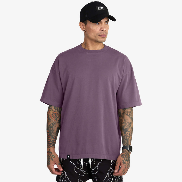 (New) Heavyweight Tee - Plum