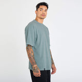 (New) Drop Shoulder Tee - Saltwater