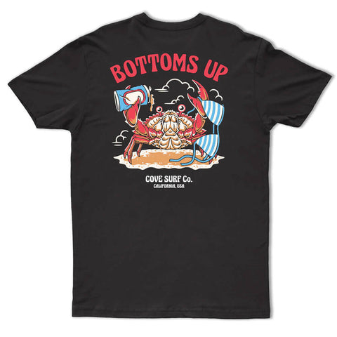 Bottoms Up Tee - Black