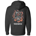 Diver Octopus Hoodie - Black