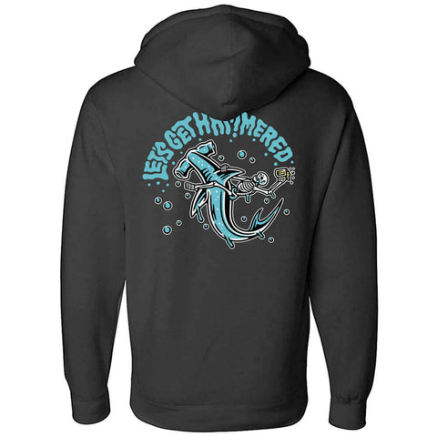 Let's Get Hammered Hoodie - Black