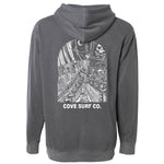 Jolly Roger Hoodie - Dusty Black