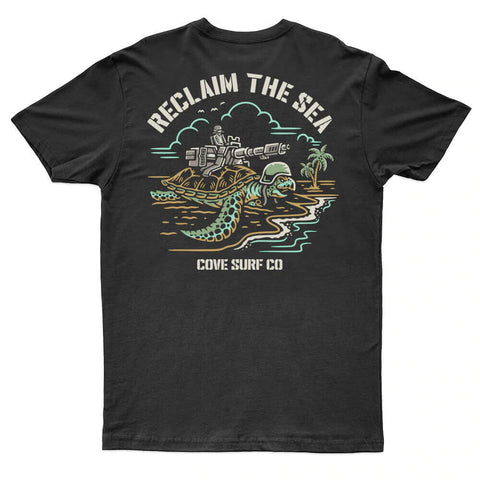 Reclaim the Sea Tee - Black