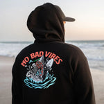 No Bad Vibes Hoodie - Black
